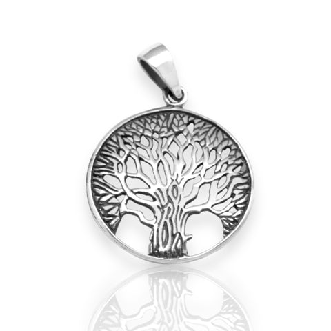 Tree of Life 925 Sterling Silver Vintage Pendant