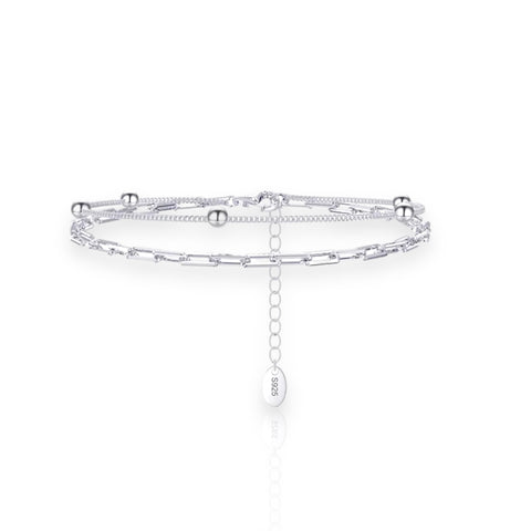 apanese Style Simple Style Cool Style Paper Clip Sterling Silver Irregular Handmade Plating